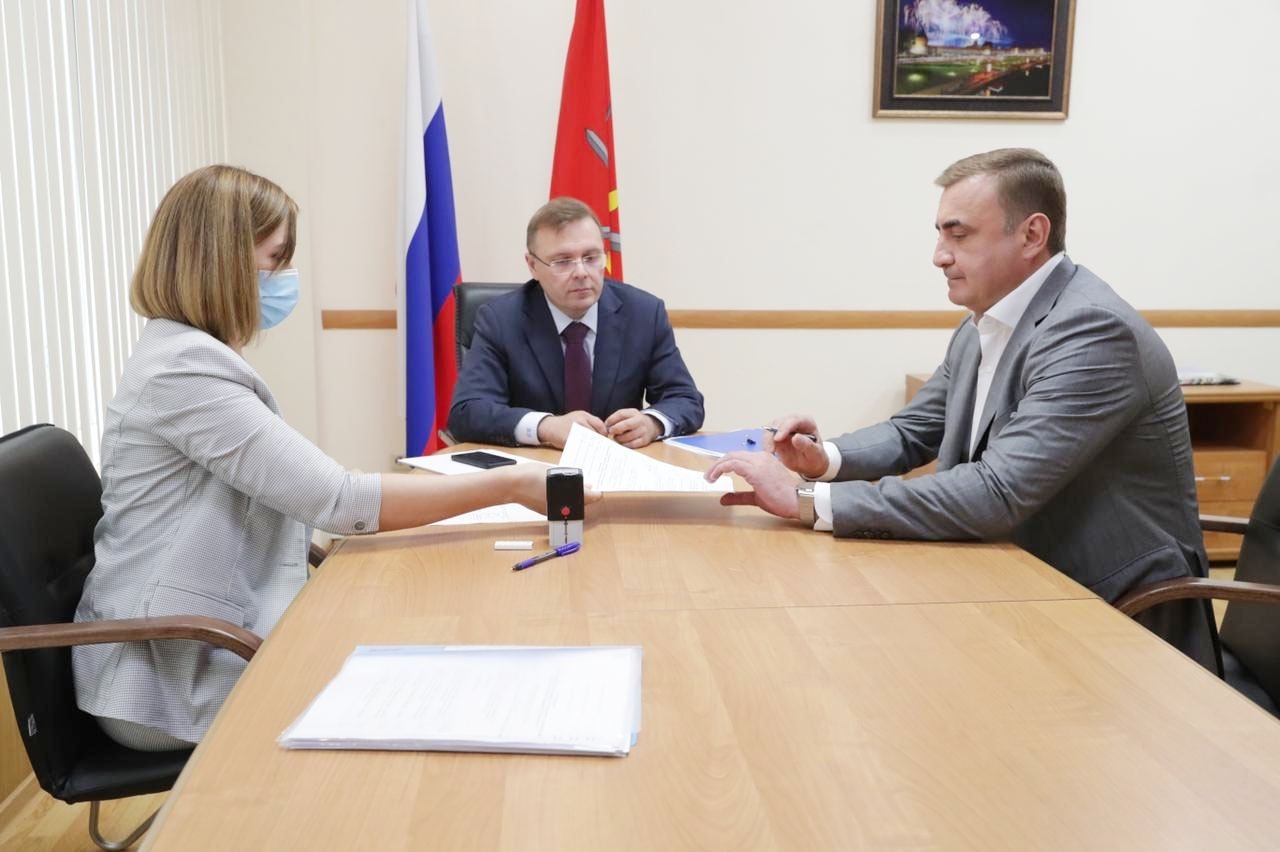 Алексей Дюмин подал документы о выдвижении в качестве кандидата в Губернаторы Тульской области
