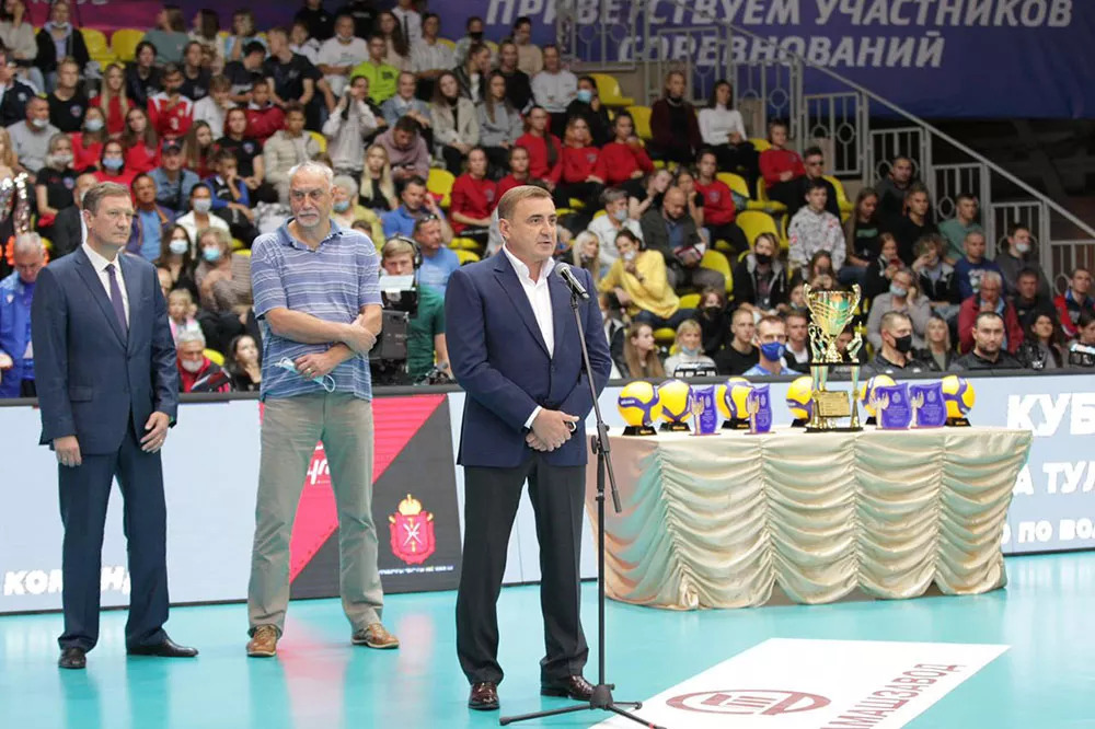 Алексей Дюмин дал старт Кубку Губернатора Тульской области по волейболу